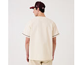 Tee New Era - Branded Straight Hem Jersey - Off White