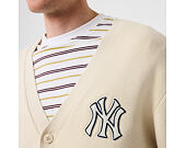Sweater New Era - MLB Knit Cardigan - NY Yankees - Cream