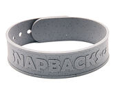 Silicone Snapback wristband - Cement Print