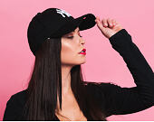 New Era League Basic New York Yankees Black/White 39THIRTY Stretchfit Cap