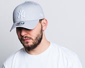 New Era 9FORTY MLB League Basic New York Yankees Strapback Grey / White Cap