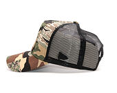 New Era Patchwork Camo Trucker 9FORTY Woodland Camo Snapback Cap