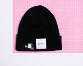 New Era Satin Patch Knit New York Yankees Black/White Winter Beanie