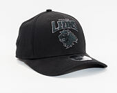 New Era 9FIFTY Prague Lions Stretch Snap Tonal Logo Black Cap