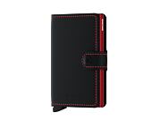 Secrid Miniwallet Matte Black & Red