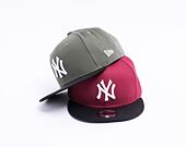 New Era 9FIFTY Color Block New York Yankees Snapback New Olive / Black Cap