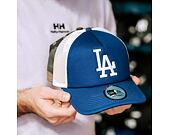 New Era 9FORTY Clean Trucker Los Angeles Dodgers Snapback Light Royal / Optic White Cap