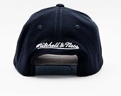 Mitchell & Ness Pinscript Redline Snapback Branded Navy / White Cap
