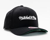 Mitchell & Ness Branded Comfy Core Stretch Snapback Black Cap