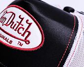 Von Dutch Cary Trucker Satin Black/White Cap
