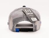 Capslab NASA A-Frame Trucker CL/NASA/1/NAS3 Royal Blue / Grey / Black Cap