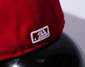 New Era 59FIFTY MLB Basic Los Angeles Dodgers Fitted Scarlet / White Cap