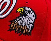 Kšiltovka Adam Wave New Era 59FIFTY MLB Authentic Performance Washington Nationals Fitted Team Color