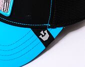 Kšiltovka Goorin - 'Glow Cats Pack' - Blue Streak - Black / Glow Blue