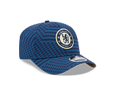 Kšiltovka New Era 9FIFTY Stretch-Snap All Over Print Checkered Chelsea FC Lion Crest Navy