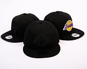 New Era 9FIFTY NBA Black on Black Los Angeles Lakers Black / Black Cap