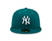 Kšiltovka New Era 59FIFTY MLB League Essential 5 New York Yankees Malachite / White