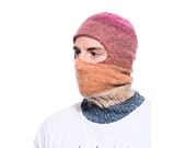 Custom made pletená Balaclava kukla - Funky Rainbow 2