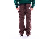 Kalhoty Karl Kani OG Washed Patchwork Carpenter Pants brown/taupe