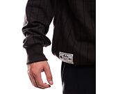 Mikina New Era Pinstripe Oversized Hoody Dark Brown / Black