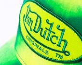 Kšiltovka Von Dutch Trucker Boston - Cotton Twill - Green Tie Dye