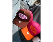 Kšiltovka Von Dutch Trucker Boston - Cotton Twill - Brown/Pink
