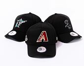 Kšiltovka New Era 9FORTY A-Frame MLB Patch Arizona Diamondbacks Cooperstown Black / Kelly Green