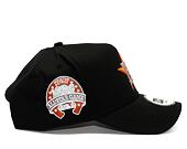 Kšiltovka New Era 9FORTY A-Frame MLB Patch Houston Astros Cooperstown Black / Kelly Green
