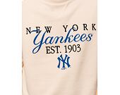 Mikina New Era MLB Lifestyle Crewneck New York Yankees Off White / Navy
