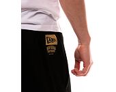 Kraťasy New Era Oversized Mesh Shorts - Black / Metallic Gold