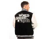 Bunda New Era MLB World Series Varsity Jacket Detroit Tigers Black / Off White