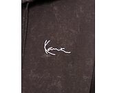 Mikina Karl Kani Chest Signature Os Washed Full Zip Skull Hoodie anthracite