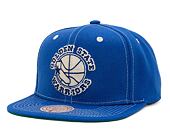 Kšiltovka Mitchell & Ness Contrast Natural Snapback Hwc Golden State Warriors Blue