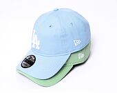 Kšiltovka New Era 9TWENTY MLB League Essential Los Angeles Dodgers - Pastel Blue / White