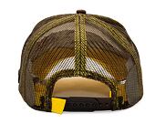 Kšiltovka Capslab Tom and Jerry Trucker - Cheesy Jerry - White / Yellow / Brown