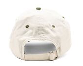 Kšiltovka New Era 9TWENTY Linen Script  - White / Olive