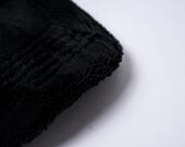 Cap Reflection Luxury Fuzzy Trucker - Satin Black / White