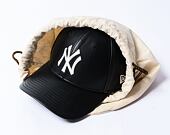 Kšiltovka New Era - MLB Image Drop - Leather 9FORTY - NY Yankees - Black / Off White