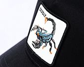 Kšiltovka Goorin - Trucker - The Deadliest Scorpion - Black