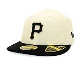 Kšiltovka New Era - 59FIFTY Low Profile "Late Fall Vibes" - Pittsburgh Pirates - Cream / Black