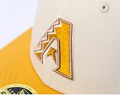 Kšiltovka New Era - 59FIFTY Low Profile "Late Fall Vibes" - Arizona Diamondbacks - Cream / Gold