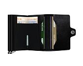 Peněženka Secrid Twinwallet Emboss Lines Black