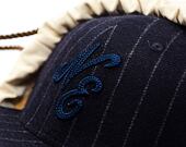 Kšiltovka New Era - 59FIFTY × Shetland Moon® WoolStripe - Navy