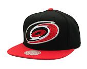 Kšiltovka Mitchell & Ness - Team 2 Tone 2.0 Snapback - Carolina Hurricanes - Black/Red