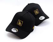 Kšiltovka New Era - 9FORTY A-Frame MLB Metallic Patch - LA Dodgers - Black / Gold