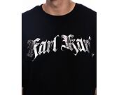 Triko Karl Kani Old English Chrome Tee black