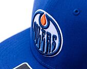 Kšiltovka Fanatics - Edmonton Oilers - A/CAP Str Mid Crn Adj Sqv Sbk - Blue Cobalt