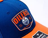 Kšiltovka Fanatics - Edmonton Oilers - A/CAP Structured Adjustable Meshback - Blue Cobalt/Dark Orang