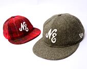 Kšiltovka New Era - 59FIFTY Retro Crown Harris Tweed - Olive