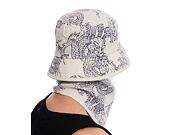 Klobouk-Kukla Rip N Dip - Haku Face Mask Bucket Hat (Off White)